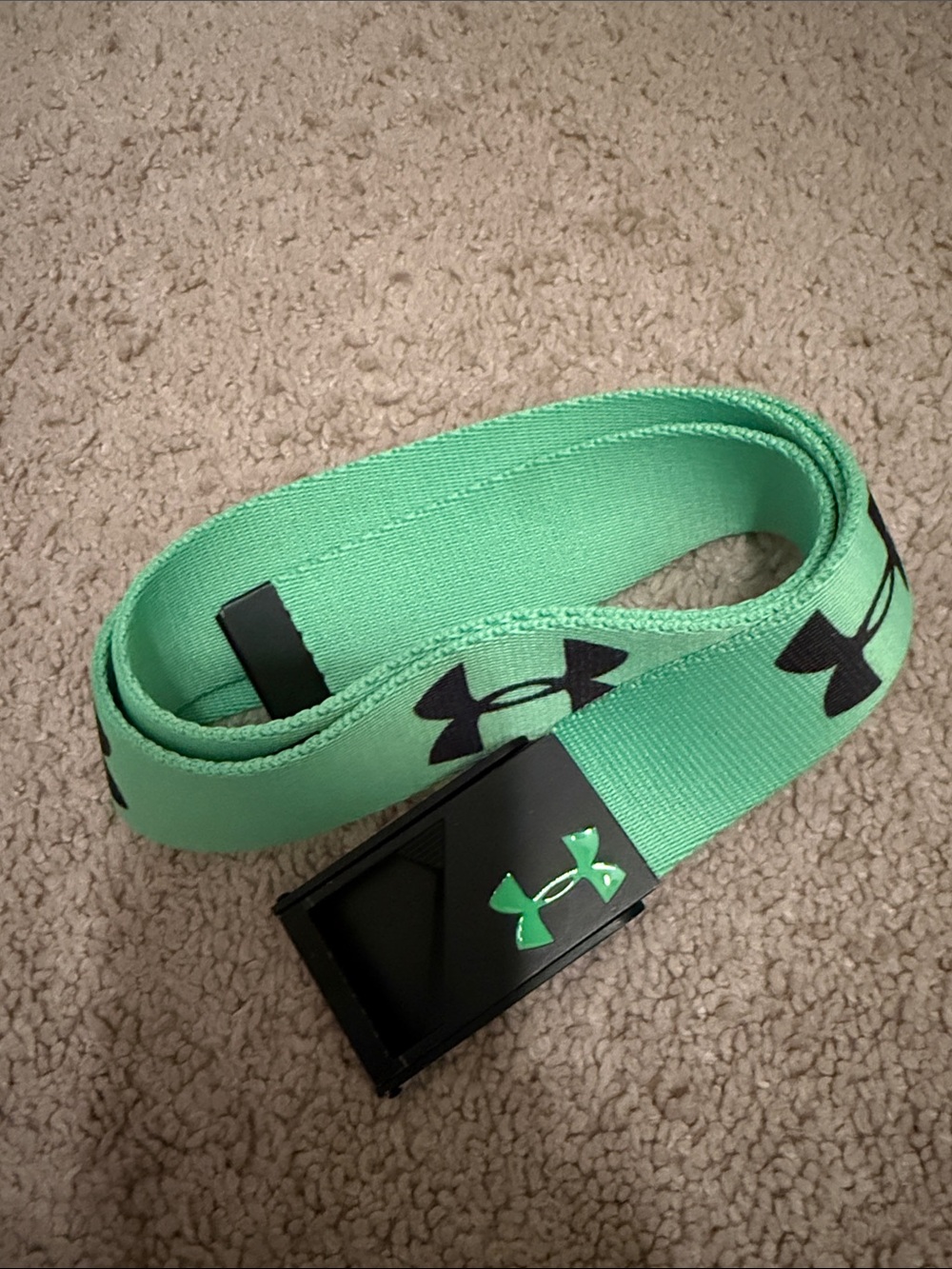 Under Armour Green Adjustable Webbing Belt